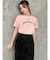 エンブロイダリーロゴTシャツ