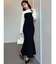 シャツドッキングニットワンピース