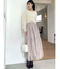 シャギールーズニットトップス