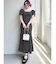 バブルスリーブマーメイドワンピース