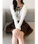 【ZOZO限定】バイカラーリボンカットトップス