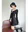【ZOZO限定】バイカラーリボンカットトップス