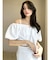 バルーンスリーブオフショルブラウス【セットアップ着用可能】