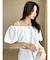 バルーンスリーブオフショルブラウス【セットアップ着用可能】