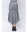 サイドギャザーマーメイドスカート