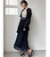 シフォンプリーツキャミワンピース