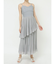 シフォンプリーツキャミワンピース