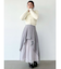 アシンメトリーフレアボリュームスカート
