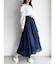 アシンメトリーフレアボリュームスカート