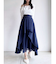 アシンメトリーフレアボリュームスカート