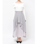 アシンメトリーフレアボリュームスカート