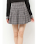 チェックミニフレアスカート【セットアップ着用可能】