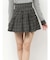 チェックミニフレアスカート【セットアップ着用可能】
