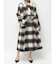 ミディレングスシャギーチェックコート