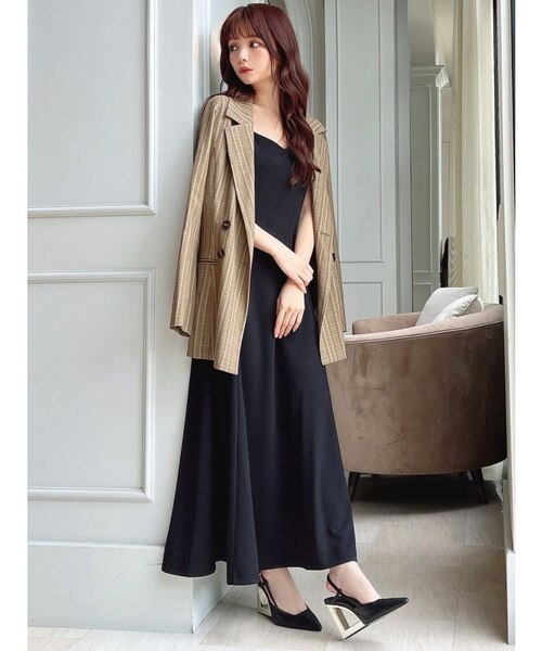 美品 フォクシー ブティック キャミワンピース ポンチフレアキャミワンピース｜リゼクシーの通販｜&mall