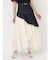 【WEB限定】チュールドッキングフレアスカート