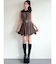 ランダムヘムラッフルミニスカート