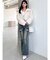 【追加生産分】カットアウトリボンデニムパンツ