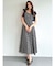 【ZOZO限定】ショルダーリボンフレアワンピース