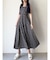 【ZOZO限定】ショルダーリボンフレアワンピース