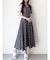 【ZOZO限定】ショルダーリボンフレアワンピース