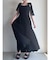 【ZOZO限定】ショルダーリボンフレアワンピース