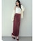 ベロアIラインスカート