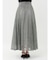 ハウンドトゥースシアーフレアスカート