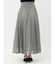 ハウンドトゥースシアーフレアスカート