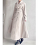 フレアデザインロングコート