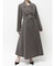 フレアデザインロングコート