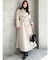 フレアデザインロングコート