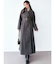 フレアデザインロングコート
