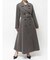 フレアデザインロングコート