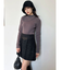 ハイネックベーシックニットトップス