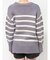 ボーダーニットチュニック