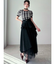 【WEB限定】チュールドッキングフレアスカート