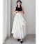 【WEB限定】チュールドッキングフレアスカート