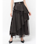 【WEB限定】チュールドッキングフレアスカート