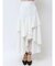 アシンメトリーラッフルフレアスカート
