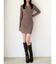 フロントクロスニットワンピース