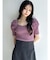 ラグランパールニットトップス