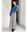 ニットファブリックフレアスカート【セットアップ着用可能】