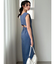 【WEB限定】バックオープンスリットワンピース