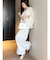 ホースビット付きワイドパンツ