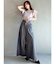 ホースビット付きワイドパンツ