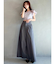 ホースビット付きワイドパンツ
