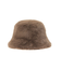 フェイクファーバケットハット
