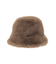 フェイクファーバケットハット