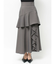 フリルスリットフレアスカート